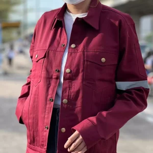 เสื้อช็อป เสื้อแจ็คเก็ต ใส่คลุมทำงาน